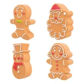 Игрушка Trixie Рождественская для собак, пряниковая фигурка, латекс, 11 см.