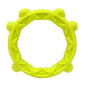 Іграшка AnimAll GrizZzly, кільце-жабка, зелена, M, 16.9×16.4×2.6 см