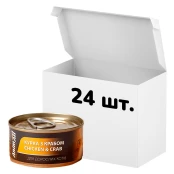 Упаковка консервів AnimAll для котів, курка з крабом, 85 г, 24 штуки