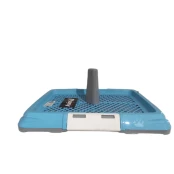 Туалет AnimAll для собак, під пелюшку, з сіткою, стовпчиком для собаки, розмір S,47.5×35,5×5 cм,блакитний