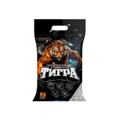 Бентонитовый наполнитель Тигра Премиум для кошачьих туалетов, гранула стандарт 1.5-3.5 мм, черный, 4.3 кг
