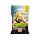 Наполнитель кукурузный Collar SuperCat комкующийся для кошачьих туалетов, 2.5 кг