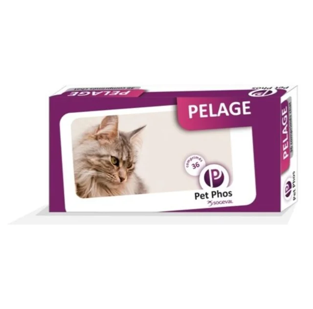 Витамины Ceva Pet Phos Pelage для кошек, 36 табл