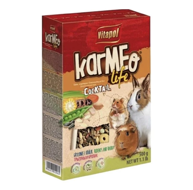 Корм Vitapol Коктейль Karmeo Life для гризунів і кроликів,  500 г