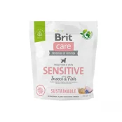 Сухой корм Brit Care Sustainable Sensitive для собак, с чувствительным пищеварением, рыба, 1 кг