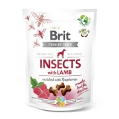 Лакомство Brit Care Crunchy Cracker Insects with Lamb для собак, для пищеварения, насекомого и ягненка малина, 200 г
