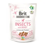 Лакомство Brit Care Crunchy Cracker Puppy Insects with Whey для щенков, для роста, насекомые и сыворотка пробиотики, 200г