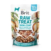 Лакомство Brit Raw Treat Freeze-dried Skin and Coatдля собак для шерсти, рыба и курица 40 г