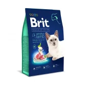 Сухий корм Brit Premium Sensitive Lamb, для взрослых кошек, 8 кг