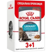 Вологий корм Royal Canin Urinary Care для підтримки здоров'я сечовидільної системи котів, 85 г, акція 3+1