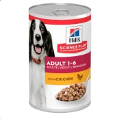 Консерва Hill's Science Plan Adult для взрослых собак, с курицей, 370 г