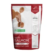 Влажный корм Nature's Protection Skin&Coat Care With Salmon для взрослых собак, с лососем, 100 г