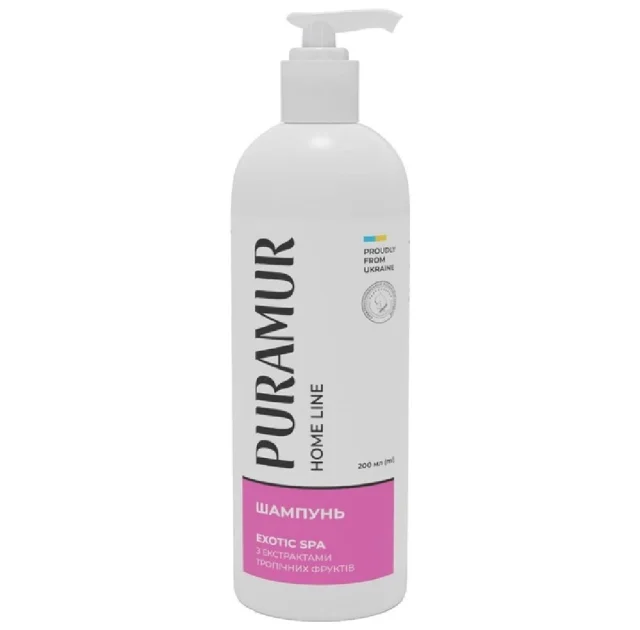 Шампунь Puramur Exotic SPA для кошек и собак, с экстрактами тропических фруктов, 200 мл