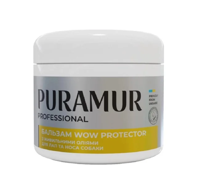 Бальзам Puramur WOW Protector для лап и носа собаки с питающими маслами, 50 мл