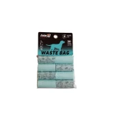 Змінні пакети для сміття AnimAll, для собак, 8 рулонів по 20 штук, бірюзові