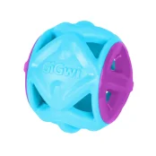 Іграшка GiGwi Basic, М'яч для собак, блакитний, гума, 9 см