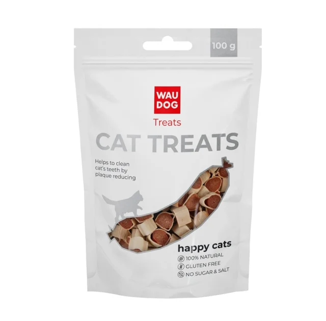Ласощі Waudog Treats, "Маленькі суші з лососем" для котів, 100 г