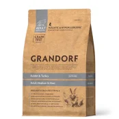 Сухой корм Grandorf Dog Medium & Maxi Rabbit & Turkey для собак средних и крупных пород, кролик и индейка, 1 кг