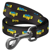 Повідець Waudog Nylon малюнок "Дім" для собак з нейлону, розмір L-XXL, Ш 25 мм, довжина 122 см