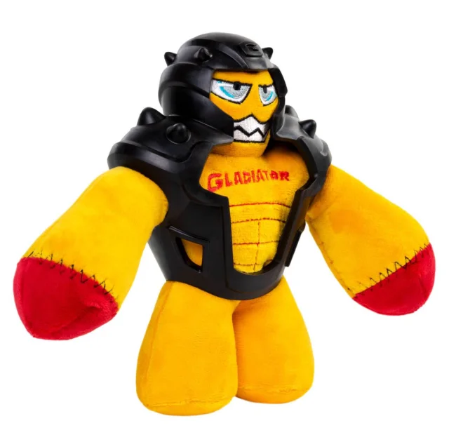 Игрушка GiGwi Gladiator Гладиатор в резиновом шлеме для собак, текстиль, резина, 21 см