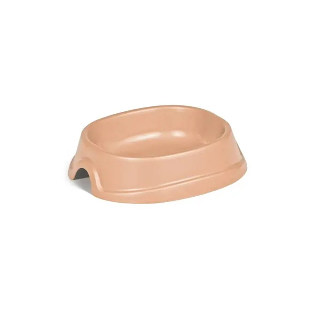 Миска Созвездие Модерн №2, для кошек и собак, 0.6 л, розово-бежевая