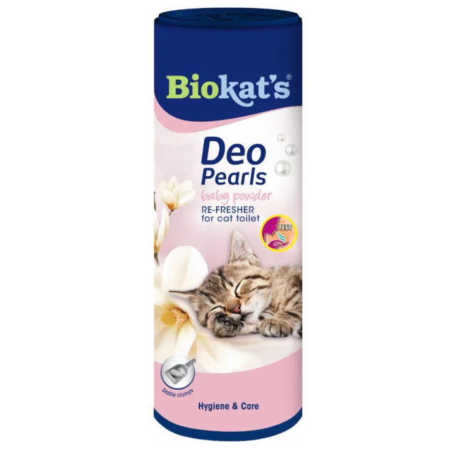Дезодорант Biokat's Deo Pearls Baby Powder для котячого туалету, порошок, 700 г