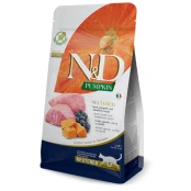 Беззерновий сухий корм Farmina N&D Pumpkin Cat Lamb & Blueberry Neutered для стерилізованих котів, ягня з гарбузом, чорниця, 300 г