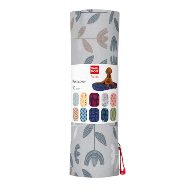 Чехол для лежанки Waudog Relax, рисунок "Скандинавия" для собак, S, ширина 55 см, 40см