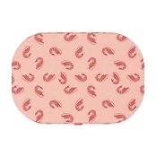 Лежанка Waudog Relax для собак, рисунок "Креветка", с сменным чехлом, L, ширина 100 см, длина 70 см