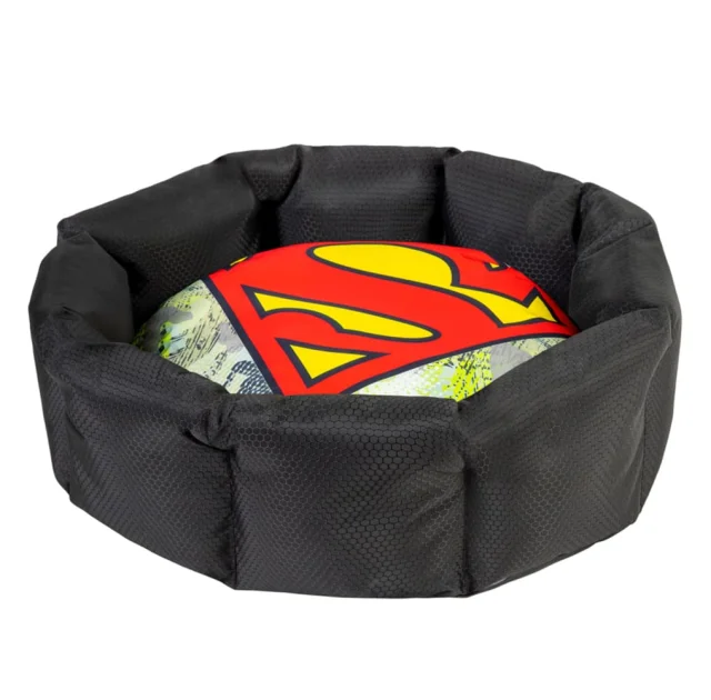 Лежанка Waudog Relax для собак, рисунок "Супермэн", с сменной подушкой, M, ширина 42 см, длина 52 см, высота 19 см