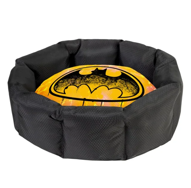 Лежанка Waudog Relax для собак, малюнок "Бетмен 1", зі змінною подушкою, L, ширина 49 см, довжина 59 см, висота 20 см