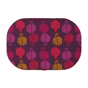 Лежанка Waudog Relax для собак, рисунок "Гранат", с сменным чехлом, S, ширина 55 см, длина 40см