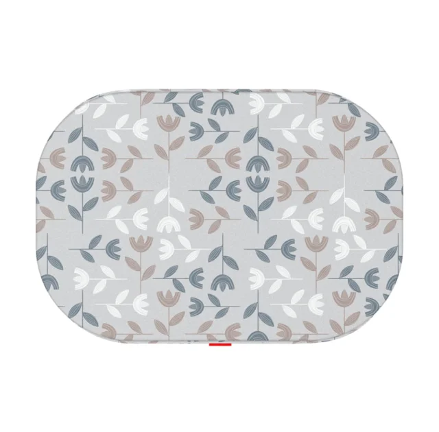 Лежанка Waudog Relax для собак, рисунок "Скандинавия", с сменным чехлом, М, ширина 80 см, длина 55 см