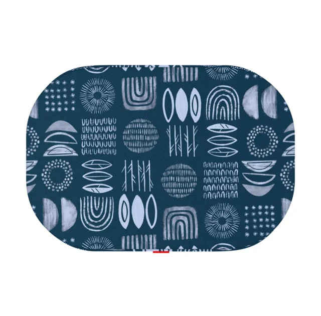 Лежанка Waudog Relax для собак, рисунок "Абстракция", с сменным чехлом, L, ширина 100 см, длина 70 см