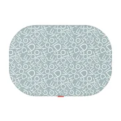 Лежанка Waudog Relax для собак, рисунок "Я люблю свою собаку", с сменным чехлом, L, ширина 100 см, длина 70 см