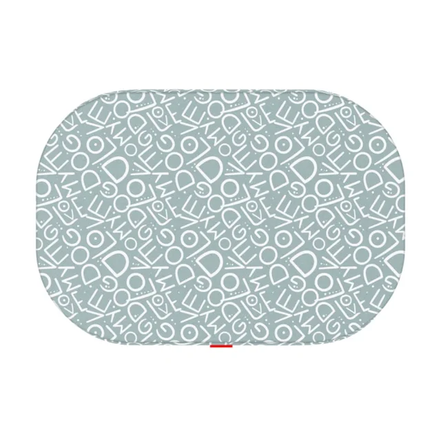 Лежанка Waudog Relax для собак, рисунок "Я люблю свою собаку", с сменным чехлом, L, ширина 100 см, длина 70 см