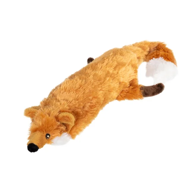 Игрушка GiGwi Catch & fetch Лиса с большой пищалкой для собак,искусственный мех, 63 см