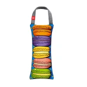 Игрушка Waudog Fun для собак с пищалкой, рисунок "Макароны", S, ширина 7 см, Д 16 см