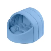 Пирамида Теремок для животных, XS, ширина 38 см, длина 38 см, В 38 см, голубой