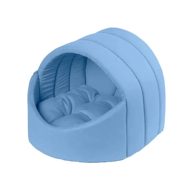 Пирамида Теремок для животных, XS, ширина 38 см, длина 38 см, В 38 см, голубой