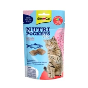 Ласощі GimCat Nutri Pockets Fish для котів, з лососем, 60 г