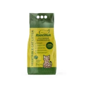 Растительный наполнитель Хвостик для кошачьего туалета, 3 кг