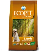 Сухой корм Farmina Ecopet Natural Adult Medium для взрослых собак средних пород с чувствительным пищеварением, с ягненком, 2.5 кг