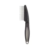 Гребінець Flamingo Comb Short/Long Comfort для собак, з короткими/довгими круглими зубцями (17/18 шт), 21×5.5 см