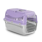 Переноска Bergamo Gipsy 1 small Lilla для животных, металлическая дверца, 46×31×32 см