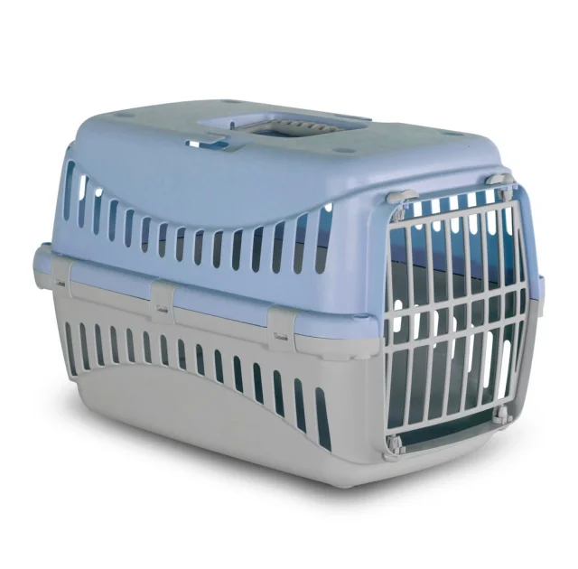 Переноска Bergamo Gipsy 1 small Light Green для животных, пластиковая дверца, 46×31×32 см