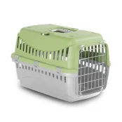Переноска MPS Pratiko 1 metal light green, светло-зеленый, 48×31.5×33 см, вес животного 12 кг
