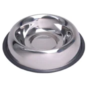 Миска Tatrapet для собак и кошек из нержавеющей стали с чеканкой, 0.75 л, 16 см