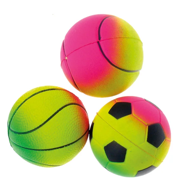 Іграшка Tatrapet Dental Fun для собак, м'який, гумовий м'ячик, веселка, 6 см