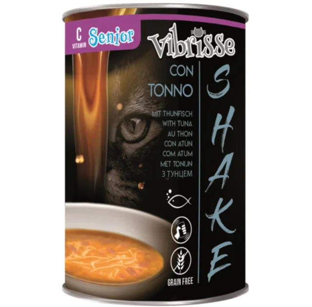 Вологий корм Croci Vibrisse Shake Senior для котів, тунець + Vit-C 3, 135 г